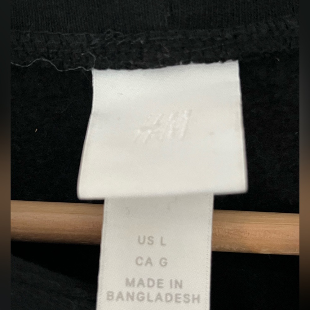 BLACK H&M HOODIE - Picture 3 of 3